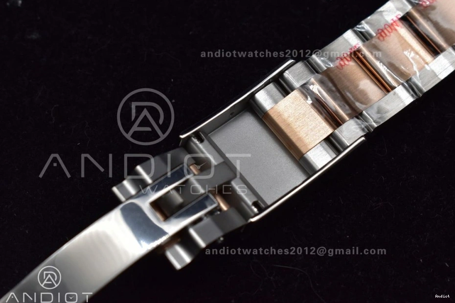 Steel Yacht-Master SS 904L Bracelet Dial 1:1 Best Gold Edition On VR3235 126621 Rose Black Clean Plated 0426